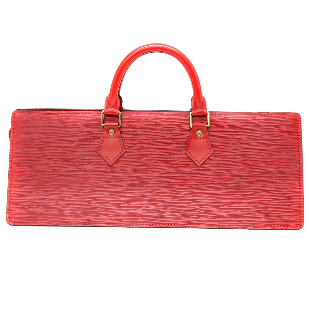 Louis Vuitton Sac Castilian Red Epi Triangle
